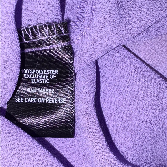 Torrid Chiffon Mock Neck Flutter Sleeve Top - Picture 4 of 4